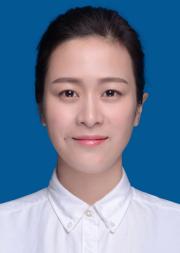 张蓓蕾蓝底证件照
